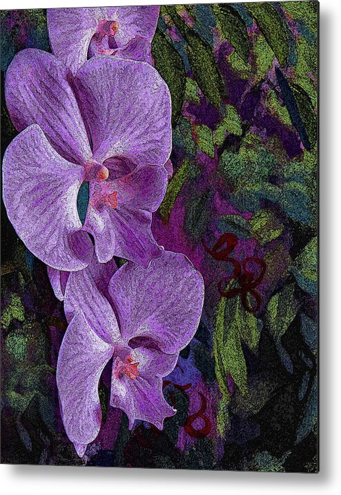 Orchid Metal Print featuring the photograph Orchids 211 by Corinne Carroll