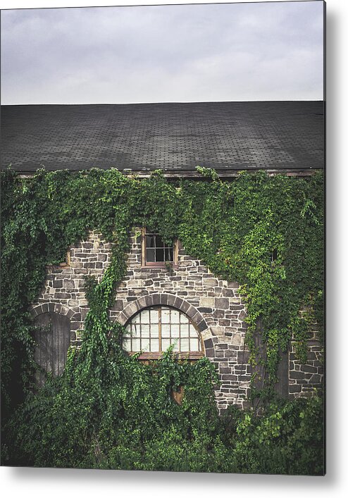 Warehouse Metal Print featuring the photograph Over Grown #2 by Steve Stanger