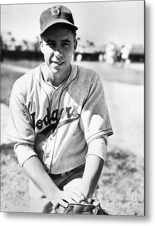 People Metal Print featuring the photograph Pee Wee Reese by National Baseball Hall Of Fame Library