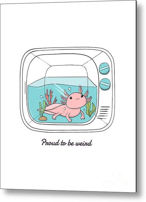 Cute Axolotl Gift Ideas' Poster, picture, metal print, paint by TW