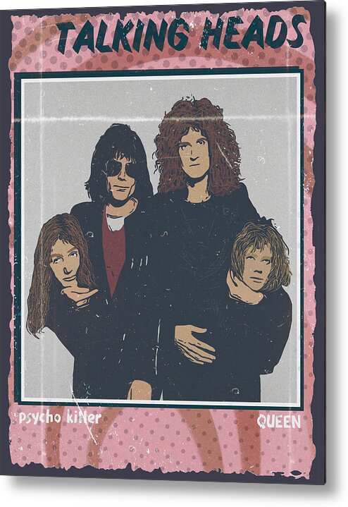 Queen Metal Print featuring the digital art Psycho Killer Queen by Christina Rick