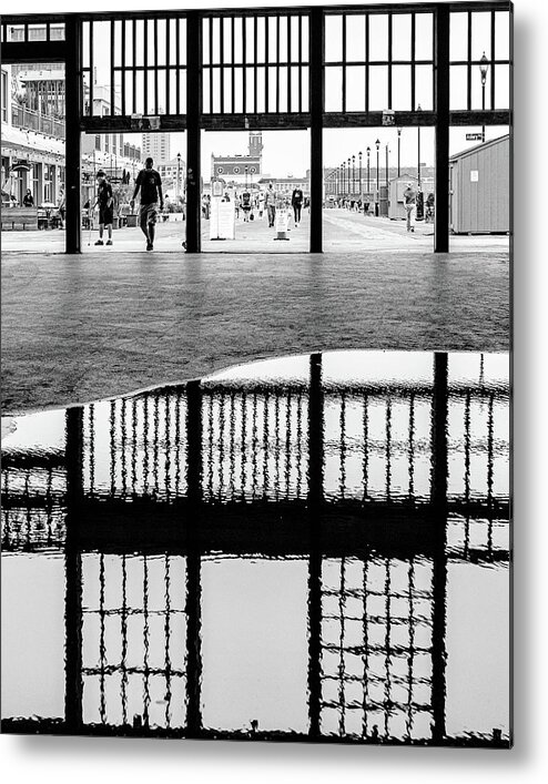  Metal Print featuring the photograph Puddle by Steve Stanger