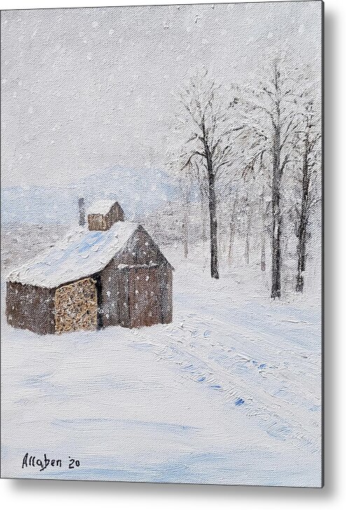 Sugar House Metal Print featuring the painting Ready For Spring by Stanton Allaben