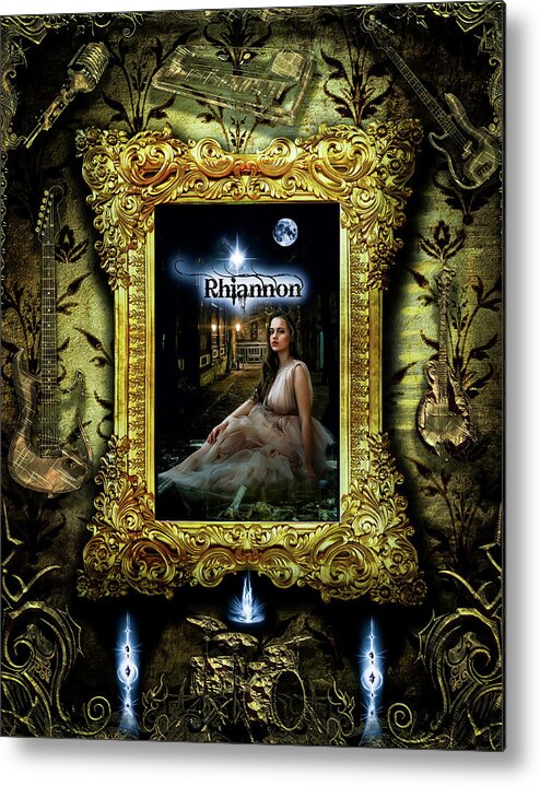 Fleetwood Mac Metal Print featuring the digital art Rhiannon by Michael Damiani
