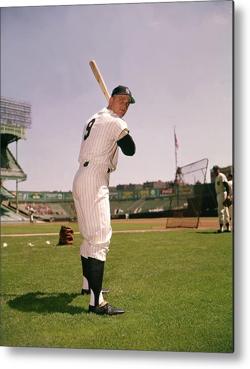 American League Baseball Metal Print featuring the photograph Roger Maris by Louis Requena
