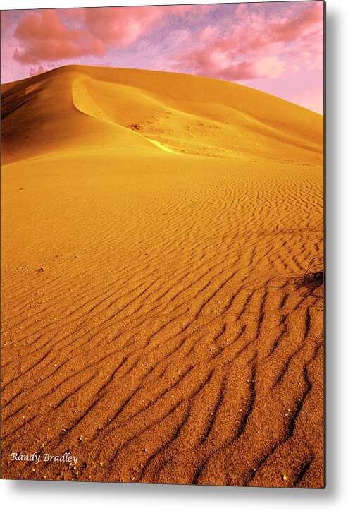Usa Metal Print featuring the photograph Sand Dune at Sunset by Randy Bradley