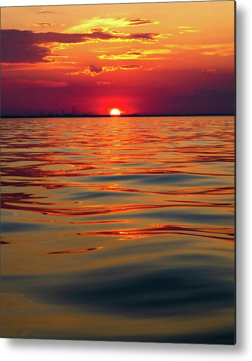 Sunset Metal Print featuring the photograph Sandusky Sunset by SC Shank