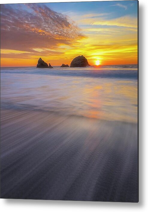  Metal Print featuring the photograph Seal Rock by Louis Raphael