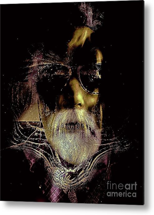  Metal Print featuring the digital art Selfie by Glenn Hernandez