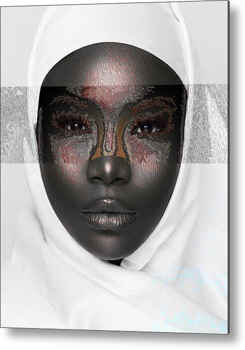 Shades Collection 1 Metal Print featuring the digital art Shades of me 1 by Aldane Wynter