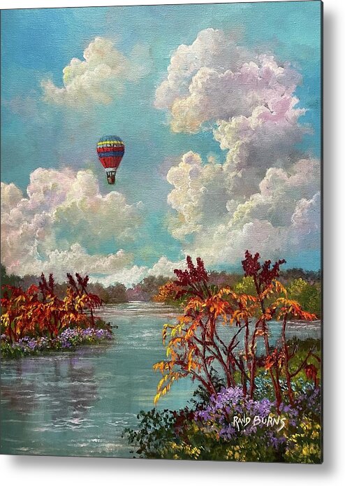 Sharing Metal Print featuring the painting Sharing The Vision by Rand Burns