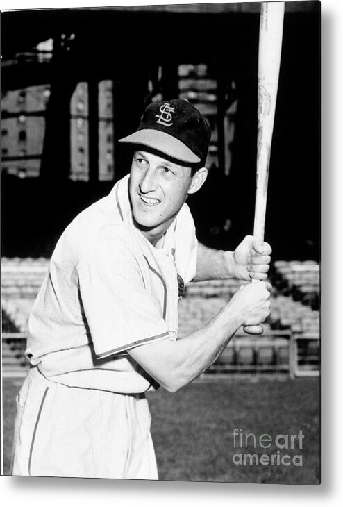 Professional Sport Metal Print featuring the photograph Stan Musial by National Baseball Hall Of Fame Library