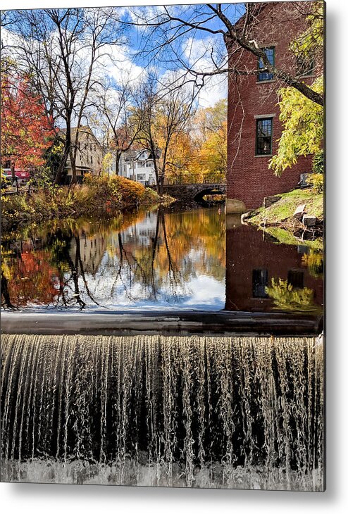 Water Metal Print featuring the photograph Stillness and Motion by Christopher Brown