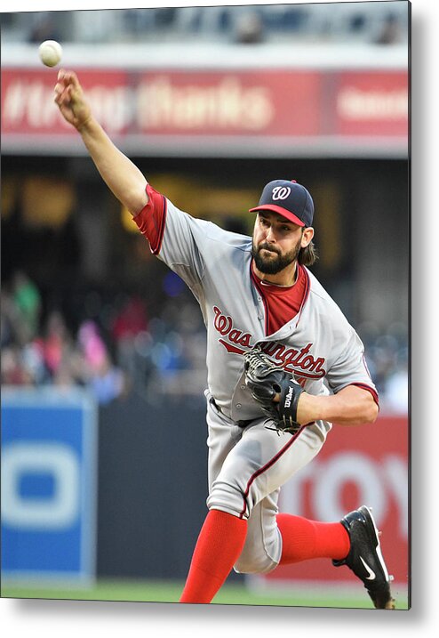 California Metal Print featuring the photograph Tanner Roark by Denis Poroy