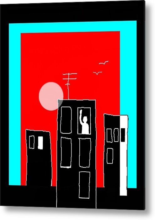 Mother Metal Print featuring the mixed media The Last Time. . . by Hartmut Jager