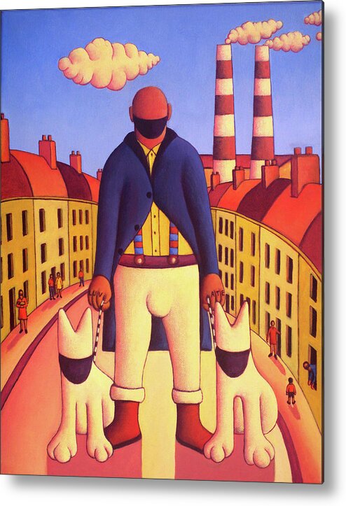 Protector Metal Print featuring the painting The Protector by Alan Kenny