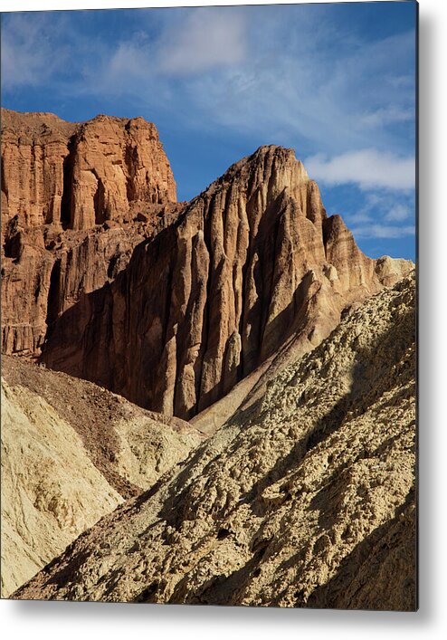Hiking Metal Print featuring the photograph The View up Golden Canyon by Mike Lee