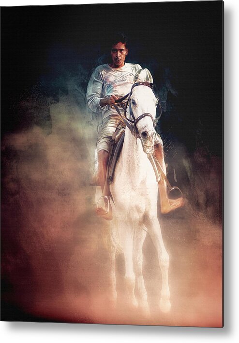 Photography Metal Print featuring the photograph Versova Rider by Craig Boehman