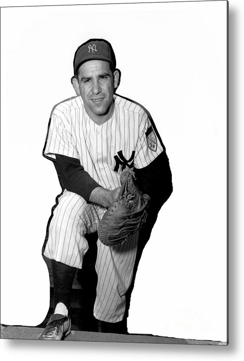 People Metal Print featuring the photograph Yogi Berra by Kidwiler Collection