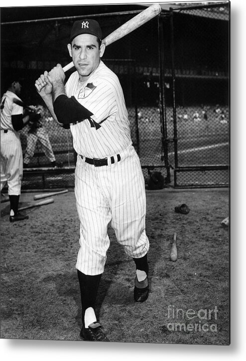 People Metal Print featuring the photograph Yogi Berra by National Baseball Hall Of Fame Library