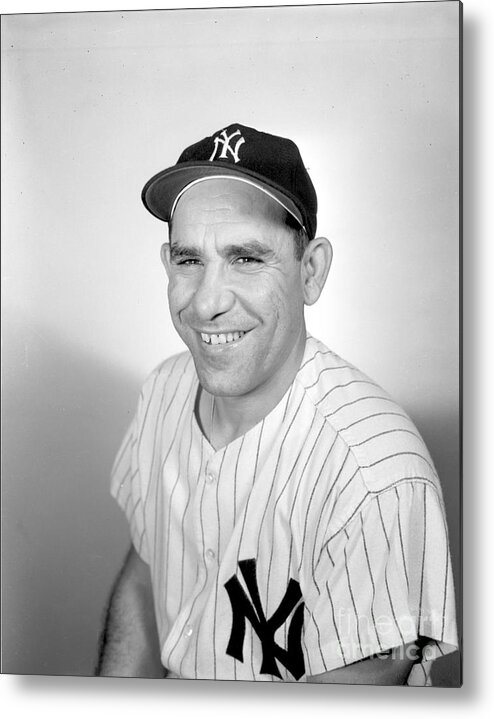 People Metal Print featuring the photograph Yogi Berra by Olen Collection
