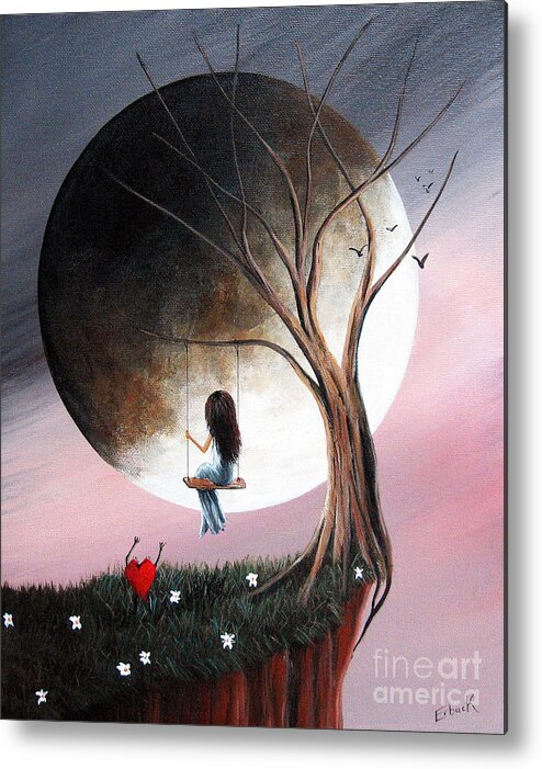 Sometimes She Just Wants To Be Alone By Shawna Erback Metal Print By 