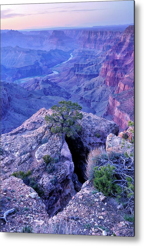 Twilight Landscape Of Grand Canyon Metal Print