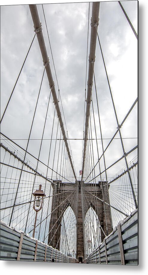 America Metal Print featuring the photograph Brooklyn Bridge by Amel Dizdarevic