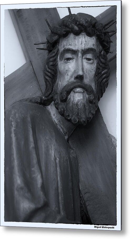 Holy Metal Print featuring the photograph Holy Cross by Miguel Winterpacht