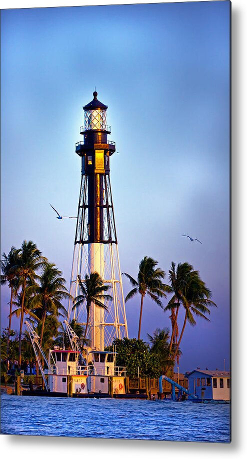 Lighthouse Metal Print featuring the photograph Lighthouse Dusk by Mark Andrew Thomas