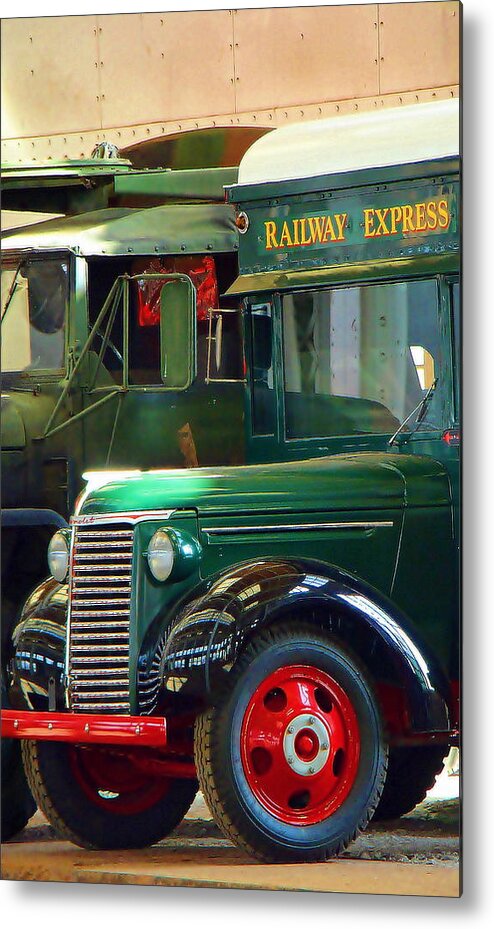 Fine Art Metal Print featuring the photograph Railway Express by Rodney Lee Williams
