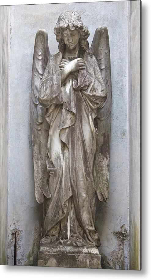 Angels Metal Print featuring the photograph Recoleta Angel by Venetia Featherstone-Witty