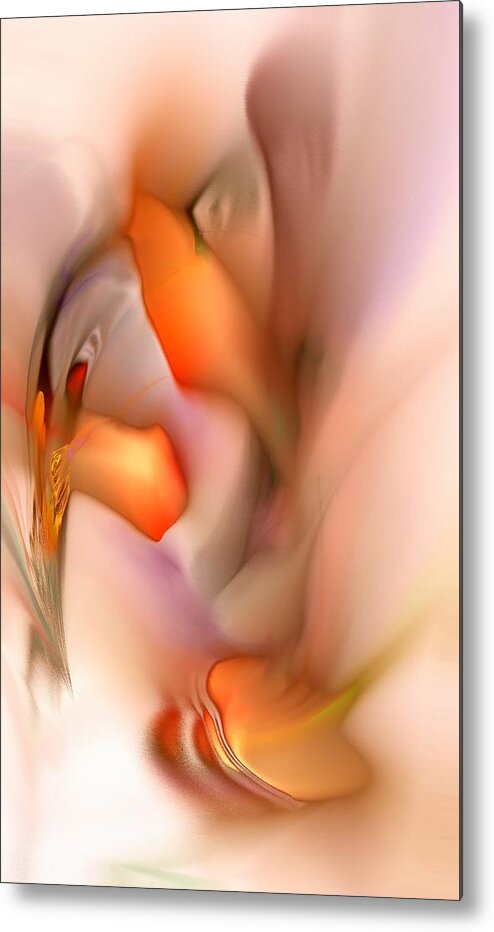 Softly Metal Print featuring the digital art Soft Feelings by Anastasiya Malakhova