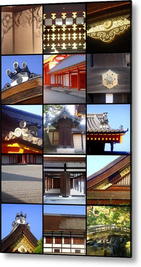 Kyoto Metal Print featuring the photograph Kyoto Imperial Palace by Roberto Alamino