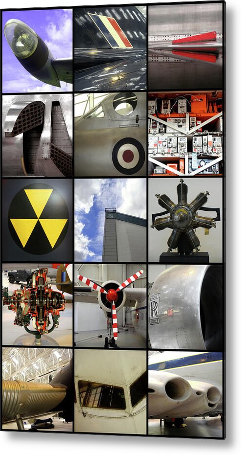 Raf Metal Print featuring the photograph RAF Museum at Cosford by Roberto Alamino