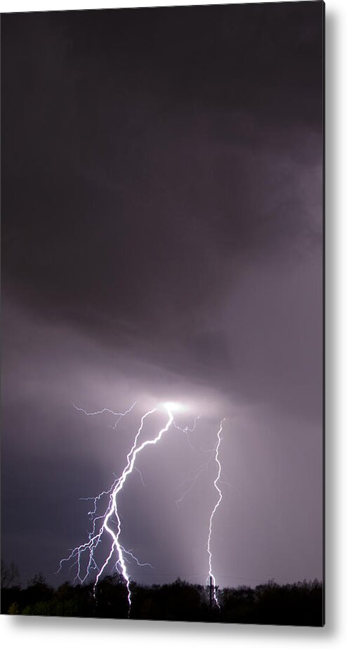 Lightning Metal Print featuring the photograph Strike by John Crothers
