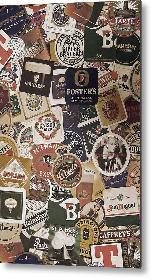 Beer Metal Print featuring the photograph Beers of the world by Nicklas Gustafsson