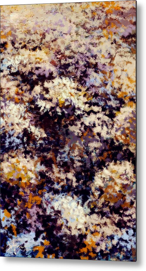 Flowers Metal Print featuring the painting Flowers by Hans Neuhart