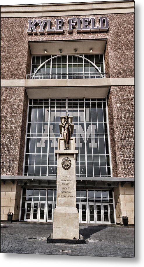 Texas A And M.universities Metal Print featuring the photograph Kyle Field by Stephen Stookey