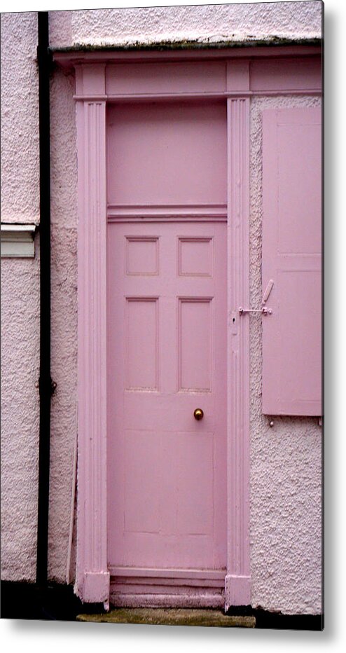 Door Metal Print featuring the photograph Pink by Roberto Alamino