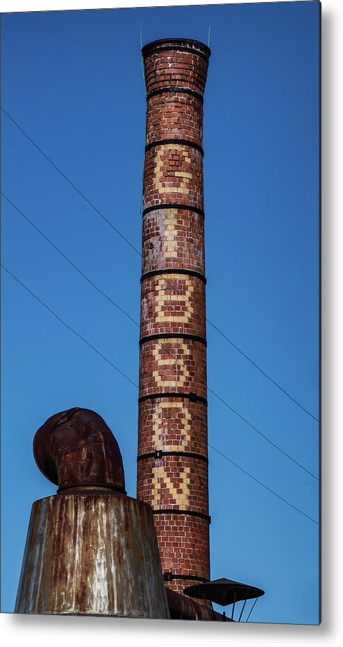 Guitar Metal Print featuring the photograph The Gibson Smokestack by William Christiansen