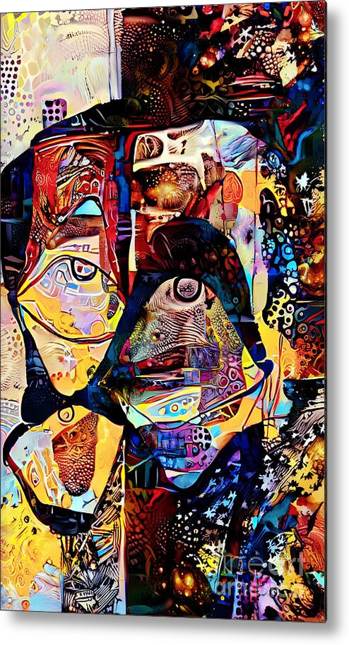 Contemporary Art Metal Print featuring the digital art 35 by Jeremiah Ray