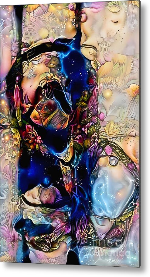 Contemporary Art Metal Print featuring the digital art 56 by Jeremiah Ray