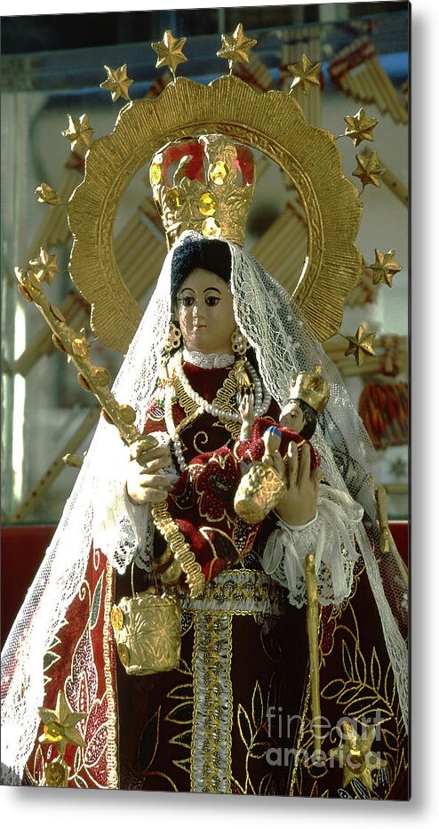 Prott Metal Print featuring the photograph Virgen de Copacabana Bolivia by Rudi Prott