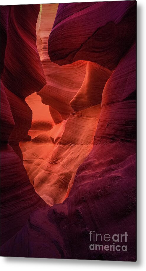 Red Canyon Metal Print featuring the photograph Cuore by Marco Crupi