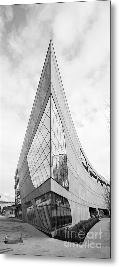 Surrey Public Library Metal Print featuring the photograph B Sharp by Chris Dutton