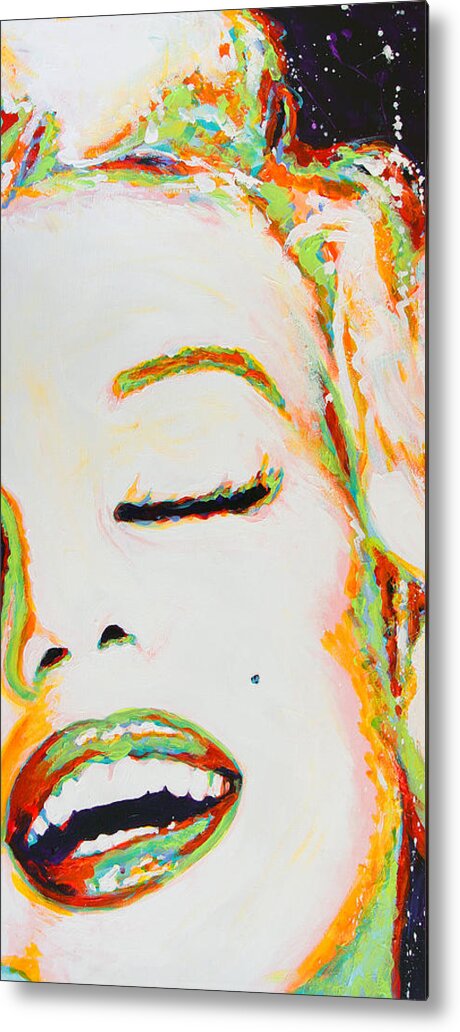 Beauty Metal Print featuring the painting Miss Marilyn by Steve Gamba