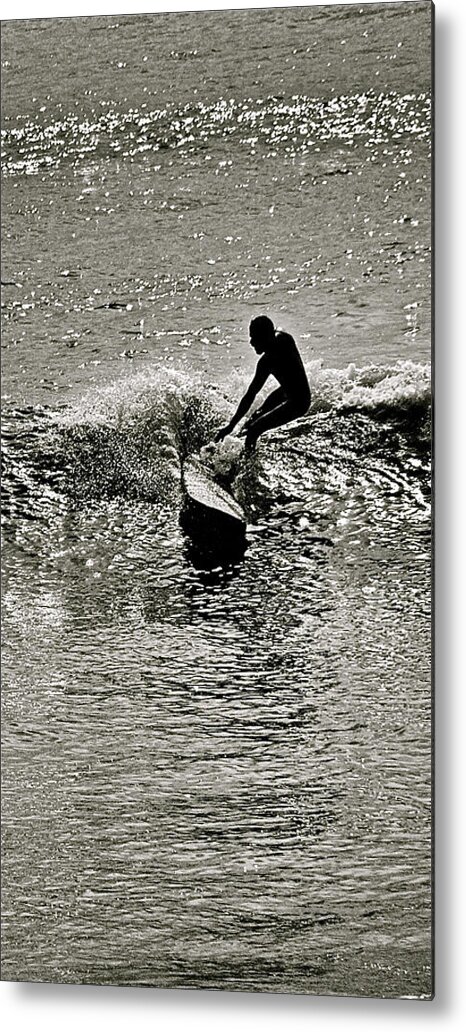 Surf Metal Print featuring the photograph Perfect balance by Jocelyn Kahawai