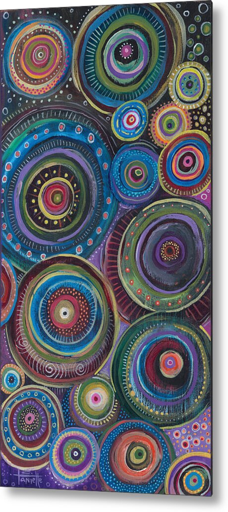 Continuum Metal Print featuring the painting Continuum by Tanielle Childers