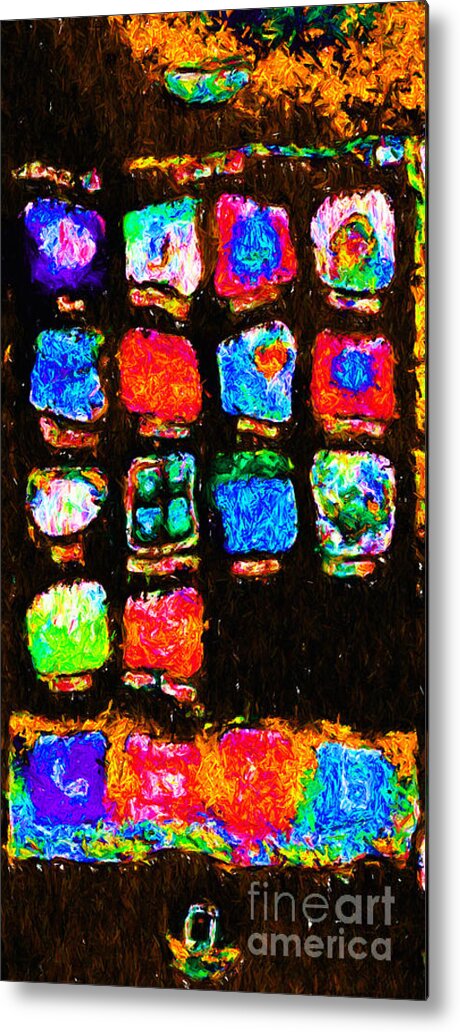 Iphone Metal Print featuring the photograph Iphone In Abstract by Wingsdomain Art and Photography